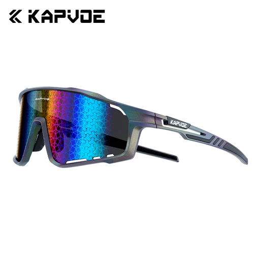 Kapvoe gafas de sol de moda para hombres gafas de ciclismo geniales MTB montar patinaje UV400 gafas de pesca hombre mujer bicicleta gafas