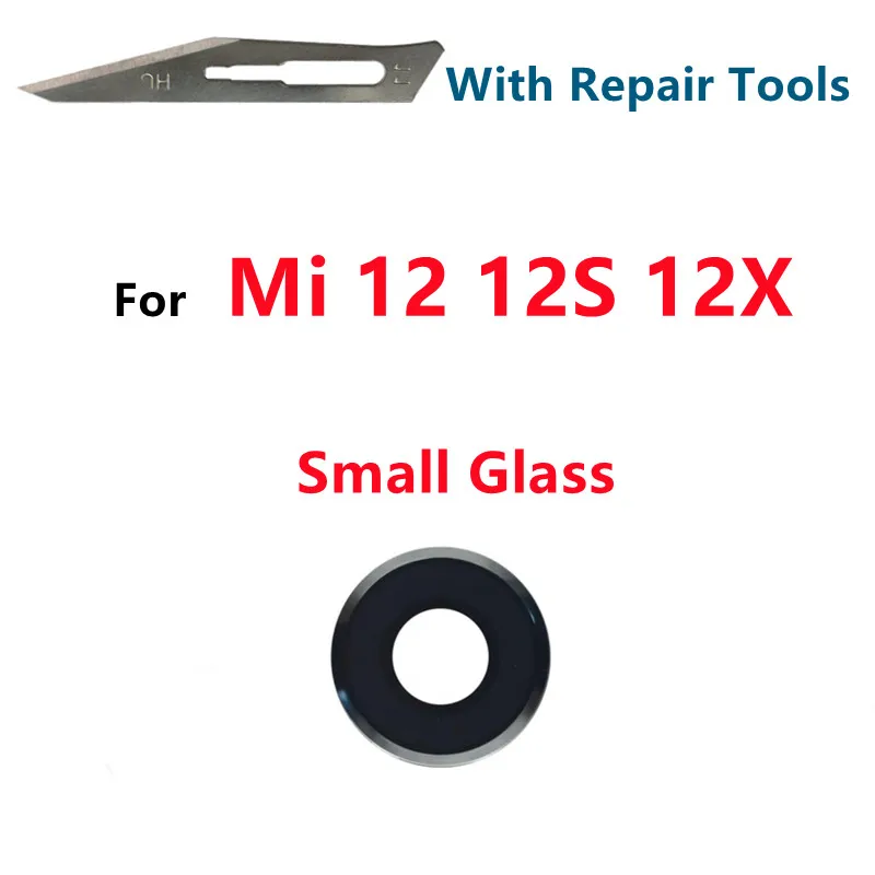 New For Xiaomi Mi 12 12X 12S Back Rear Camera Glass Lens Replacement Parts Cover with Adhesive Sticker 2201123G 2201123C