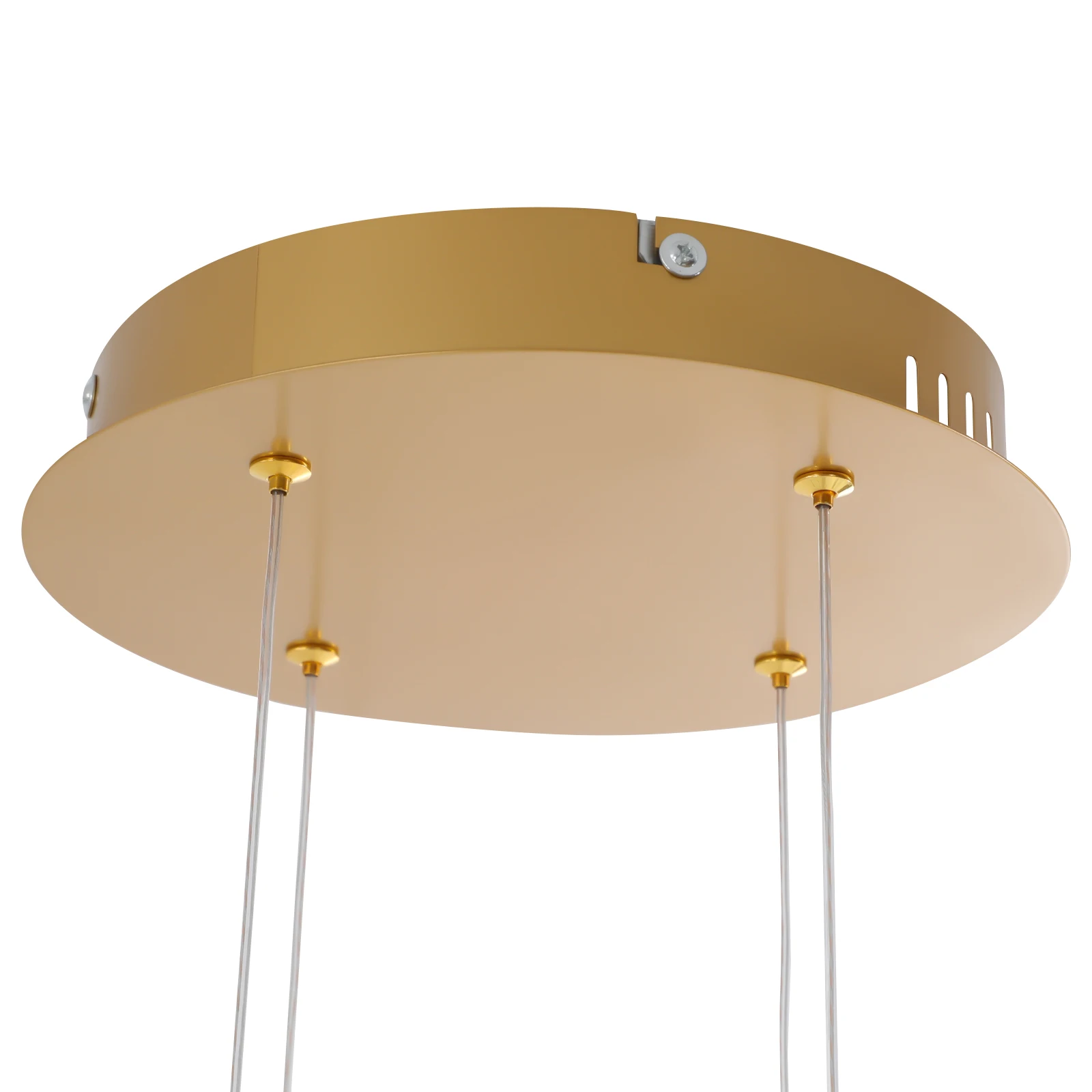 Lampu Gantung Modern 4 Tingkat LED Lampu Gantung Bulat Akrilik LED dengan Remote Control