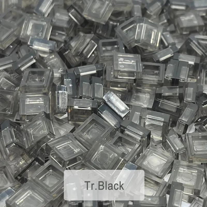 200PCS 1x1 Ziegel Flache Fliesen Glatte 1*1 Bausteine DIY Pädagogisches Kreative Teile Spielzeug für Kinder kompatibel 3070