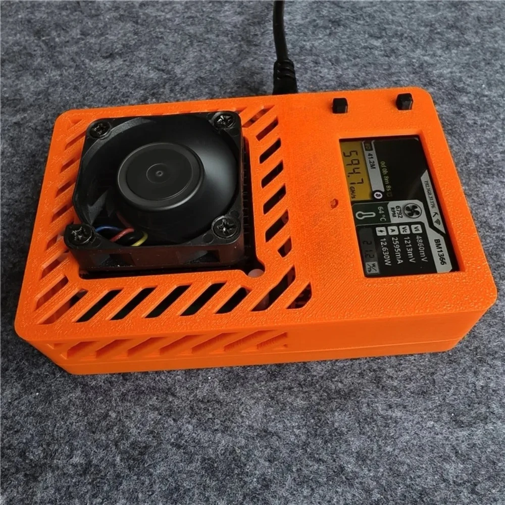 2024  500gh/s 12W BM1366 ASIC Micro Solo Lottery Machine Full Set with Monitor