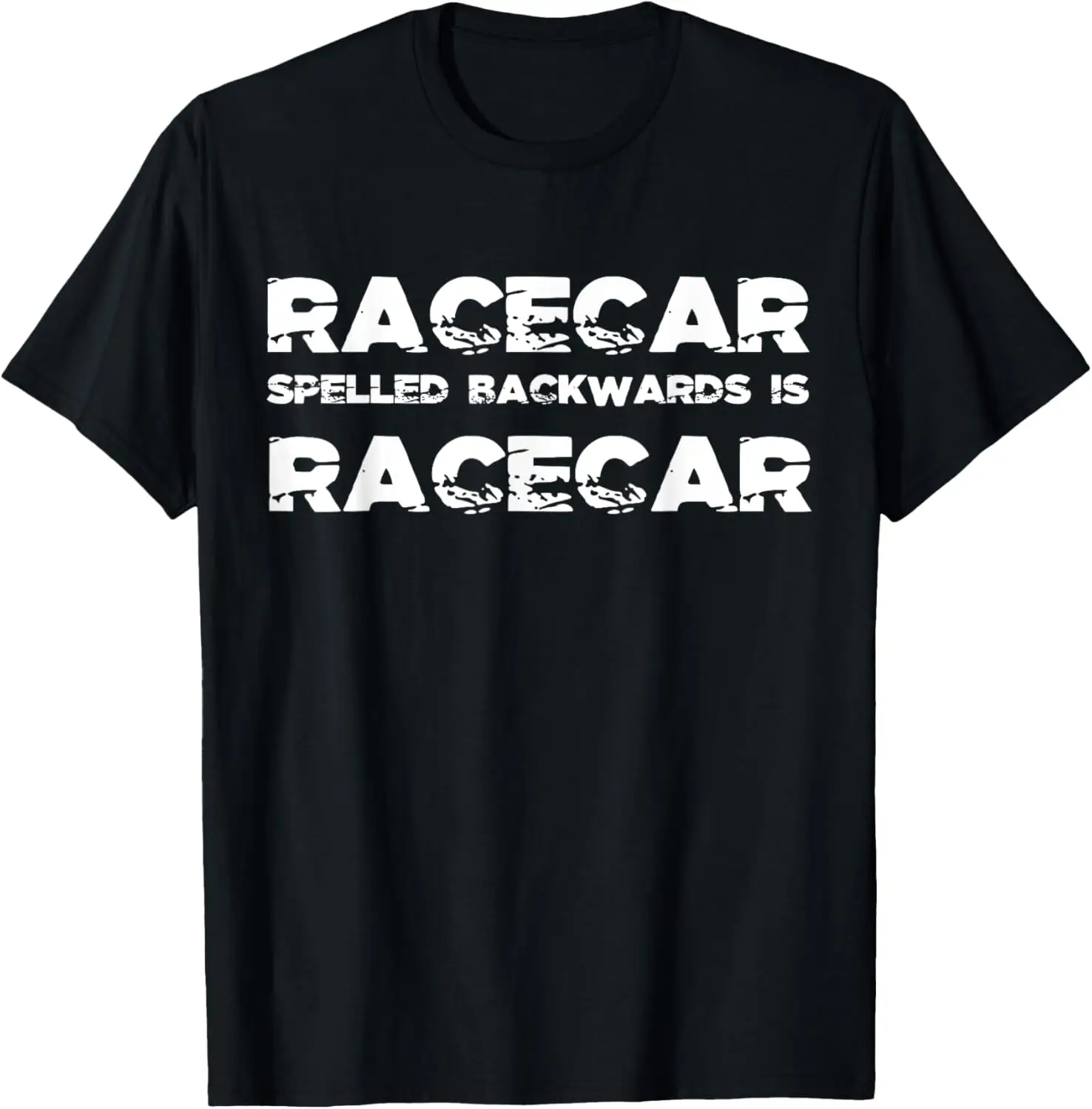 Racecar Spelled Backwards Funny Car Mechanic Race Car Shirt T-Shirt