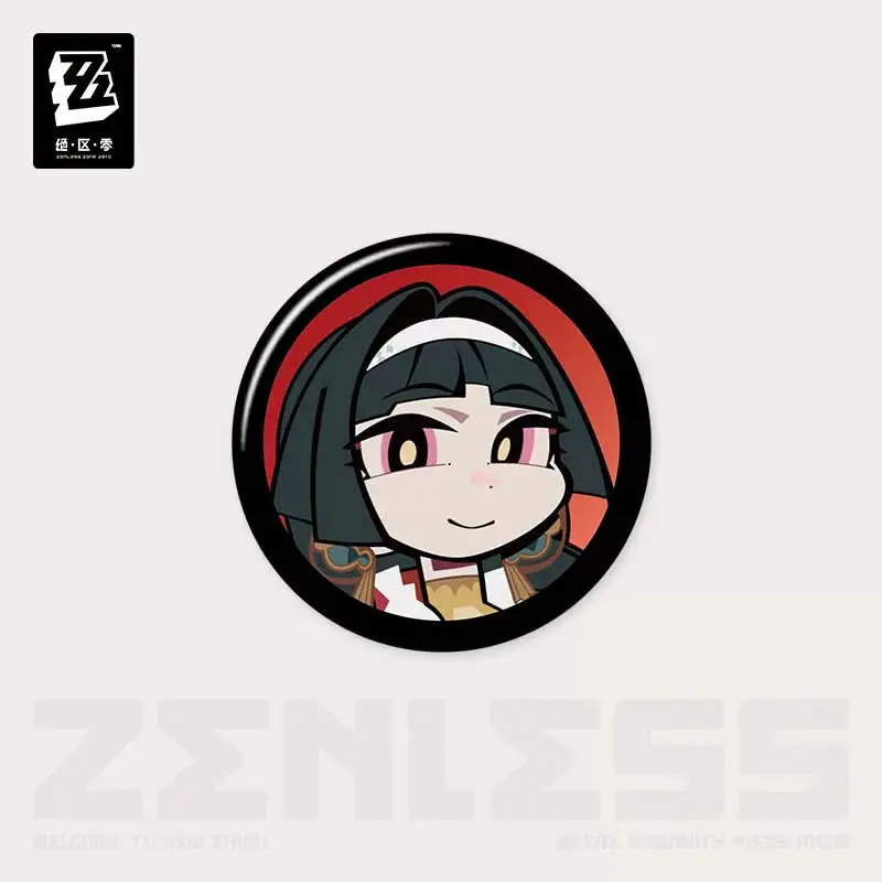 [Genuine] miHoYo Game Zenless Zone Zero Agent Avatar Mini Badge Trigger Astra Yao Vivian Pulchra Anime Brooch Cosplay Xmas Gifts 3