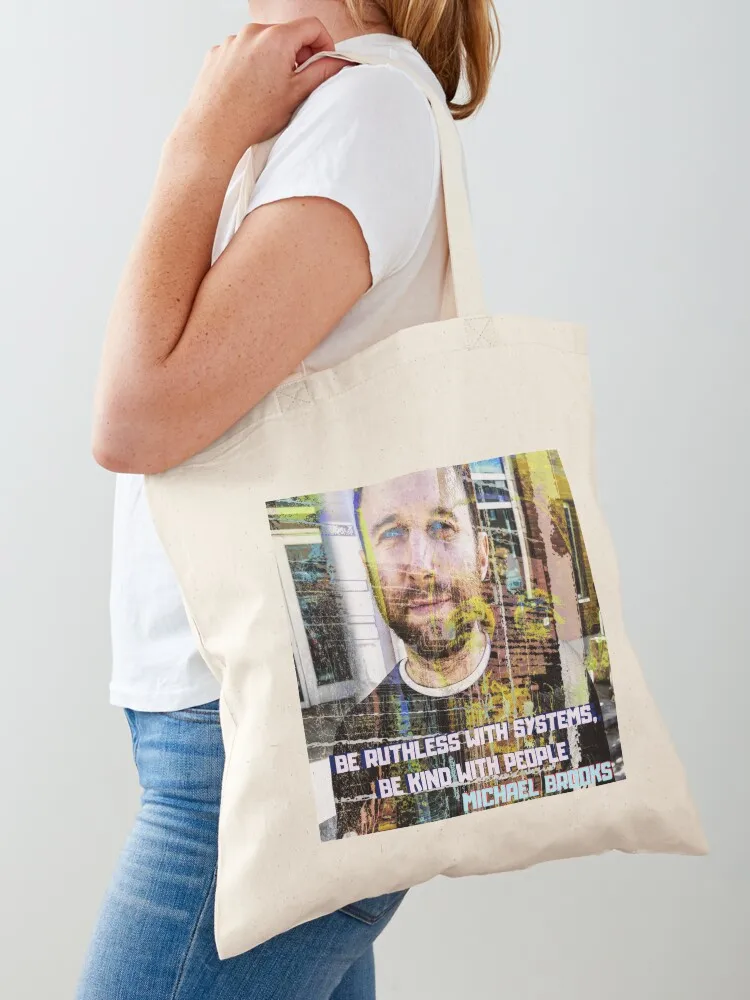 Michael Brooks. Be ruthless. Be Kind Tote Bag Canvas bag for women Gift bags Customizable tote bag Canvas Tote