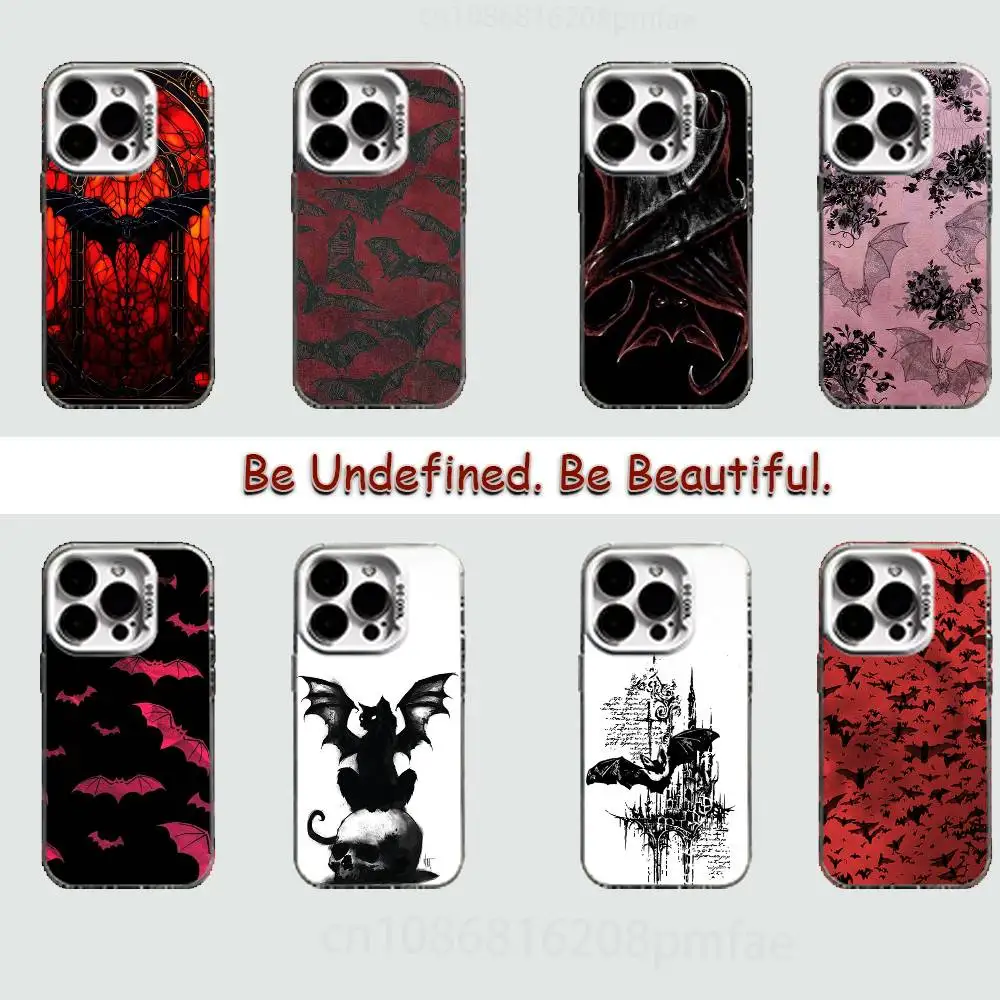 

Goth Vampire Bat Gothic Case for iPhone17 16 15 14 13 12 11 Pro Max Plus Air 16E X XR XS Max Hard Shockproof Bumper Cover