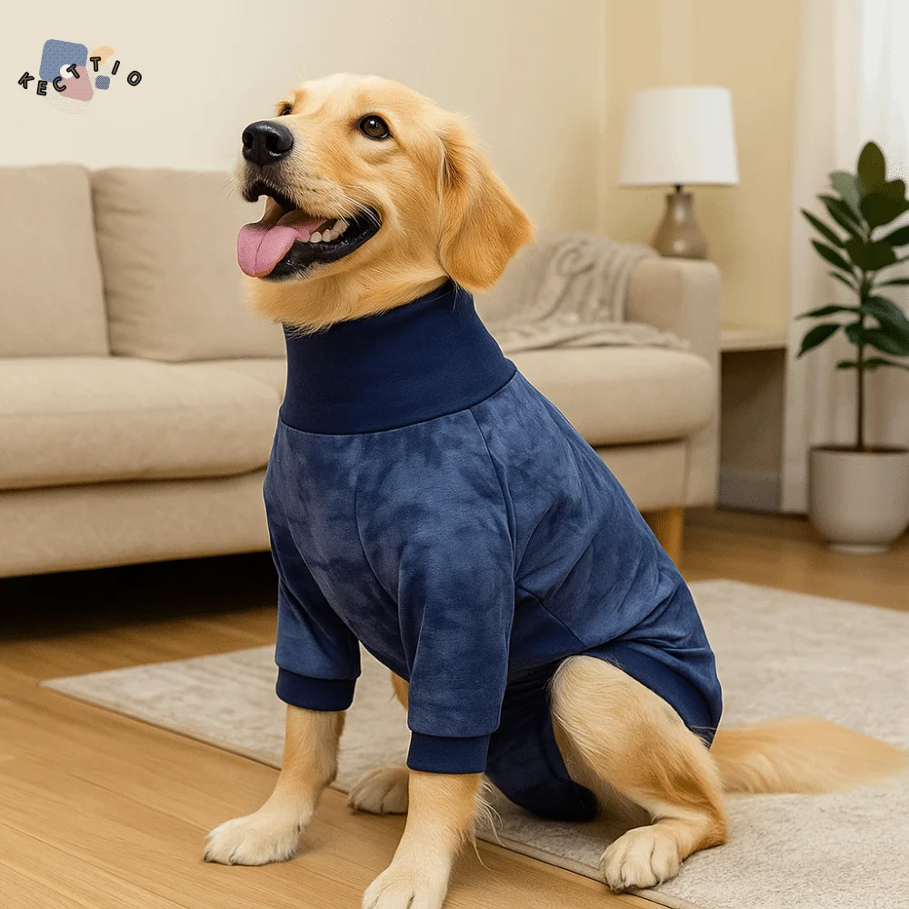 

Pet Base Shirt Elastic Dog Recovery Suit Tie Dye Comfortable Pet Spay Suit Warm Dog Soothing Clothes Prevent Licking