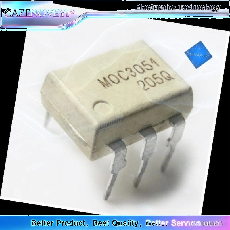 (5-10-20-30-100PCS) 3051 DIP-6 MOC3051 IC Chip