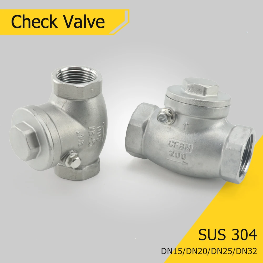 Non-return DN15 DN20 DN25 Connection Valves 1/2