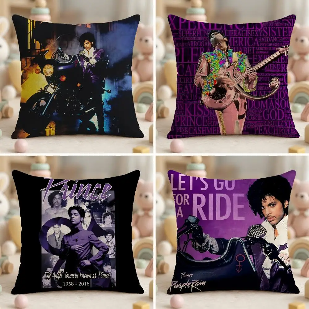 Pop Singer P-PrinceS Cushion Cover Ultra Soft Throw Pillow Cover Skin Friendly for Sofa Bed Home Decor Gift