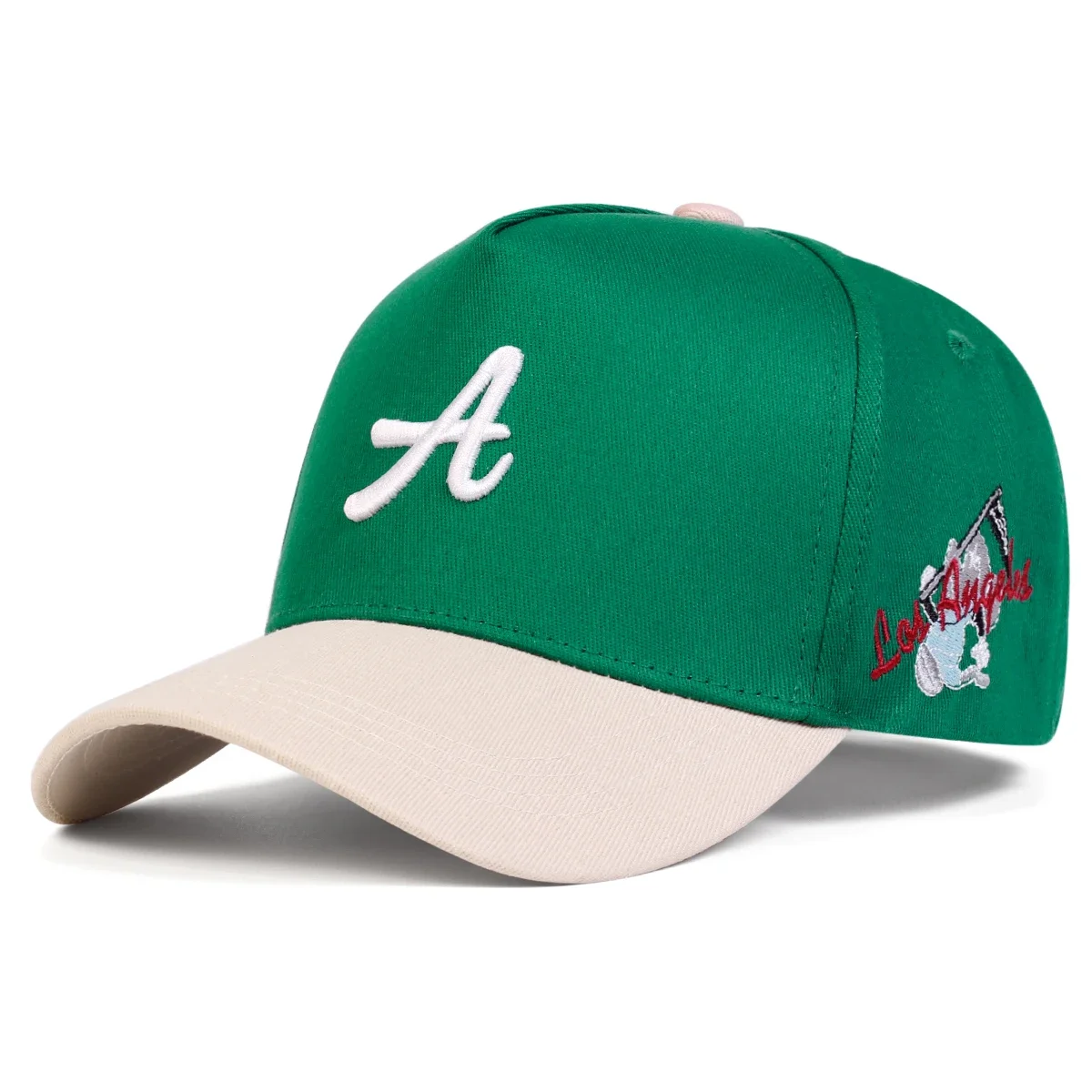 للجنسين حرف الجانب لوس أنجلوس التطريز قبعات البيسبول ربيع الخريف في الهواء الطلق قابل للتعديل قبعات عادية واقية من الشمس قبعة قبعة رياضية