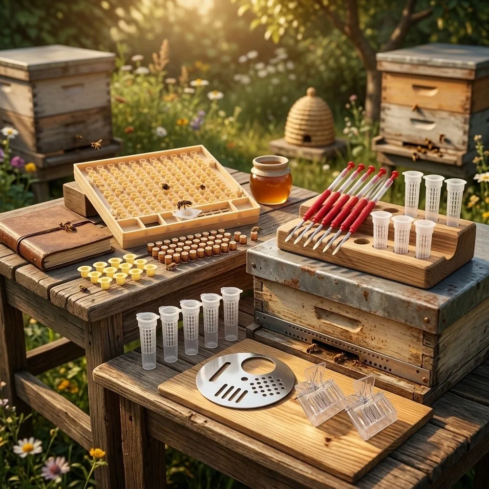 Tools For Hive Productivity Queen Rearing Kit Hive Accessories 120-piece Comprehensive Set Metal And Plastic Construction