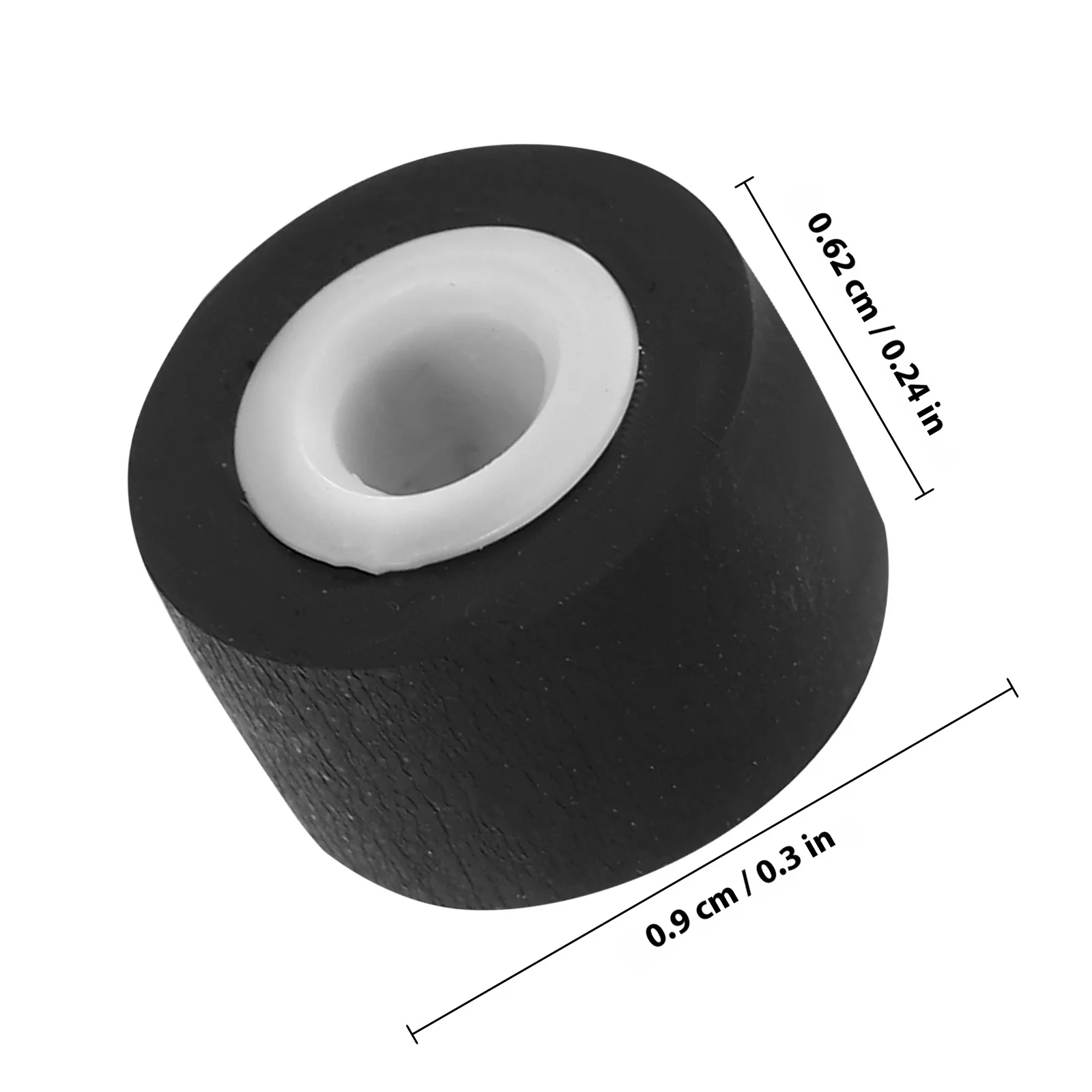 12Pcs Plastic Pinch Roller 9Mm for Tape Recorder Video Player Radio Audio Device Replacement Pulley Bearing Wheel Component