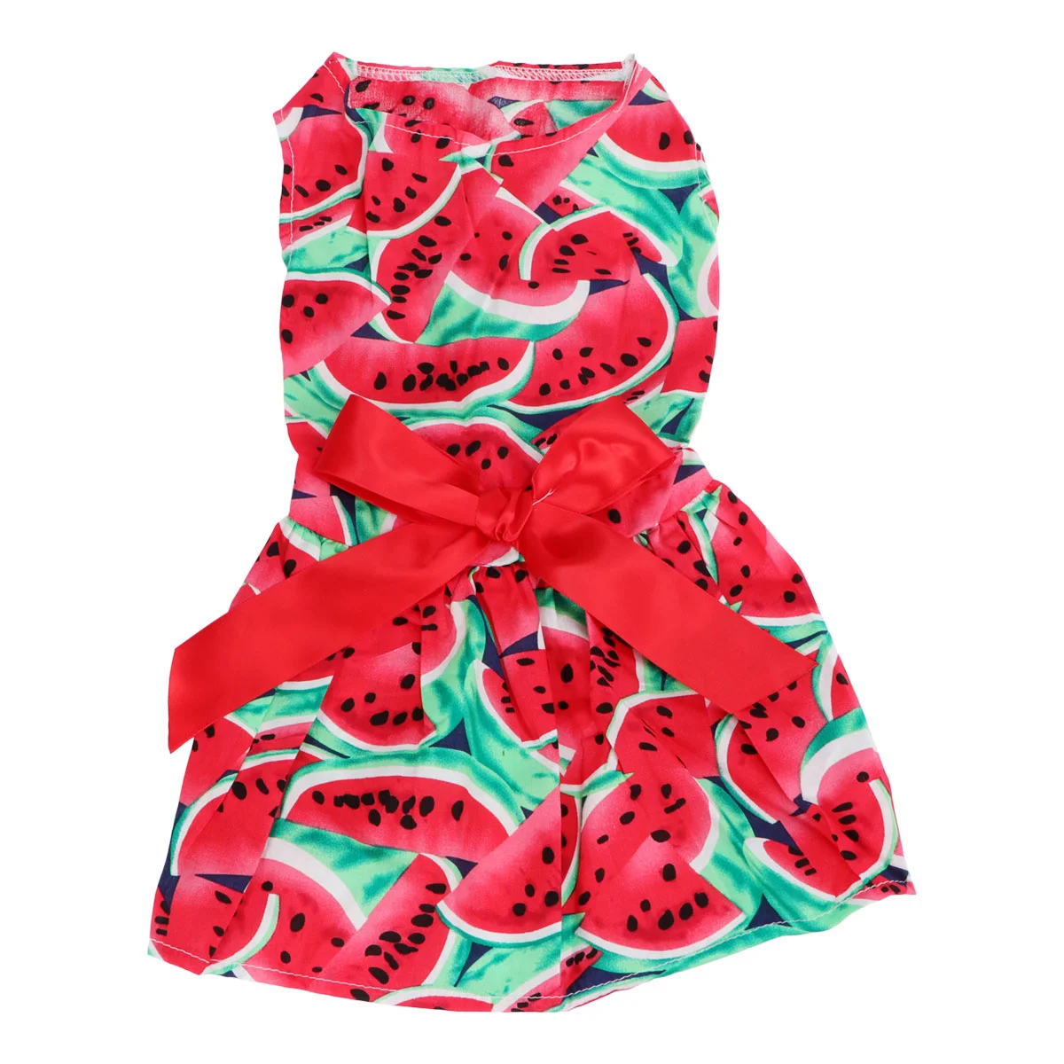 Dog Vest Shirt Watermelon Pet Clothes Summer Dress Small Dresses Sleeveless Puppy Skirt