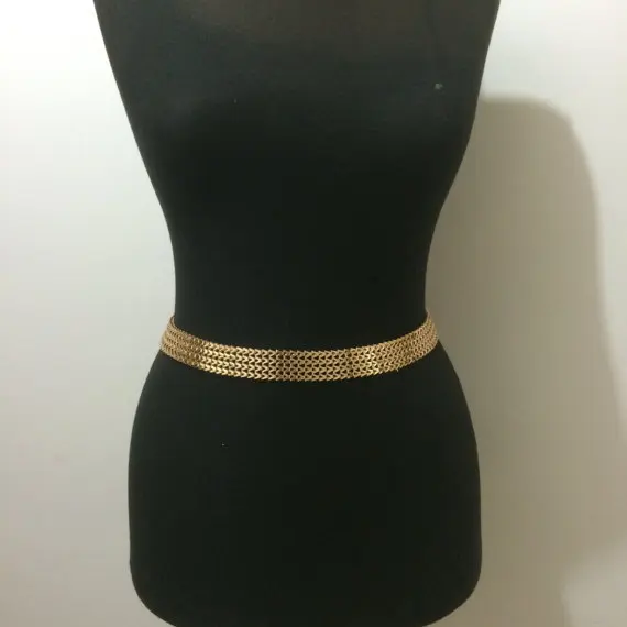 

W7 new models, European fashion atmosphere, popular metal waist chain waist seal, body chain women's jewelry directly from