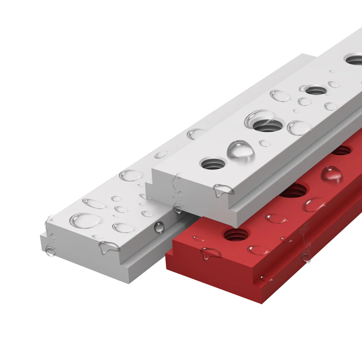 100mm T-Schlitz-Gehrung schienen lehre, Aluminium-T-Schienen-Gleit stange Holz bearbeitung T-Schlitz-T-Schrauben befestigung für t-Schraube schnell wirkende Klemme – Detail 8