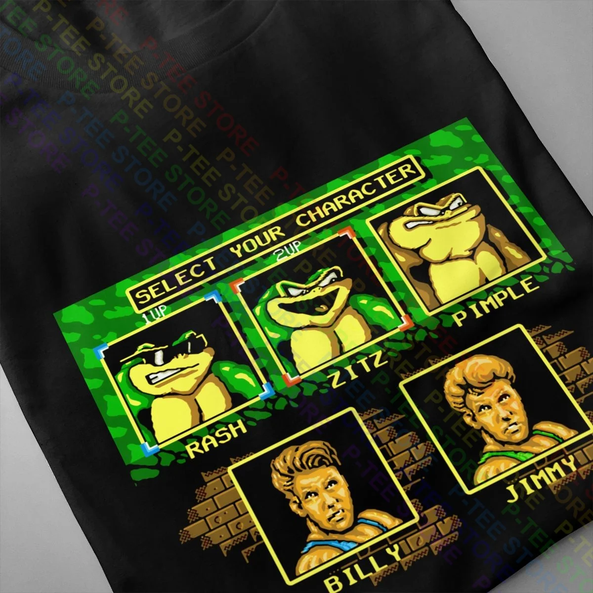 Battletoads Double Dragon Character Game Shirt T-shirt Rare Daily Premium High Quality Tee