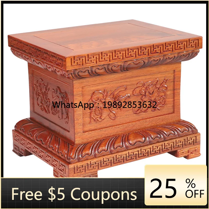 

YFY Worship Buddha Statue Base for Home Use, God of Wealth Guan Gong, Elevated Stand, Heightening Support Frame