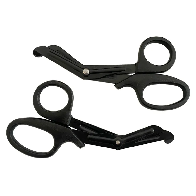 Stainless steel gauze scissors Trauma Gauze Cutter Emergency First Aid Shear Outdoor   Paramedic Bandage Medical Scissors