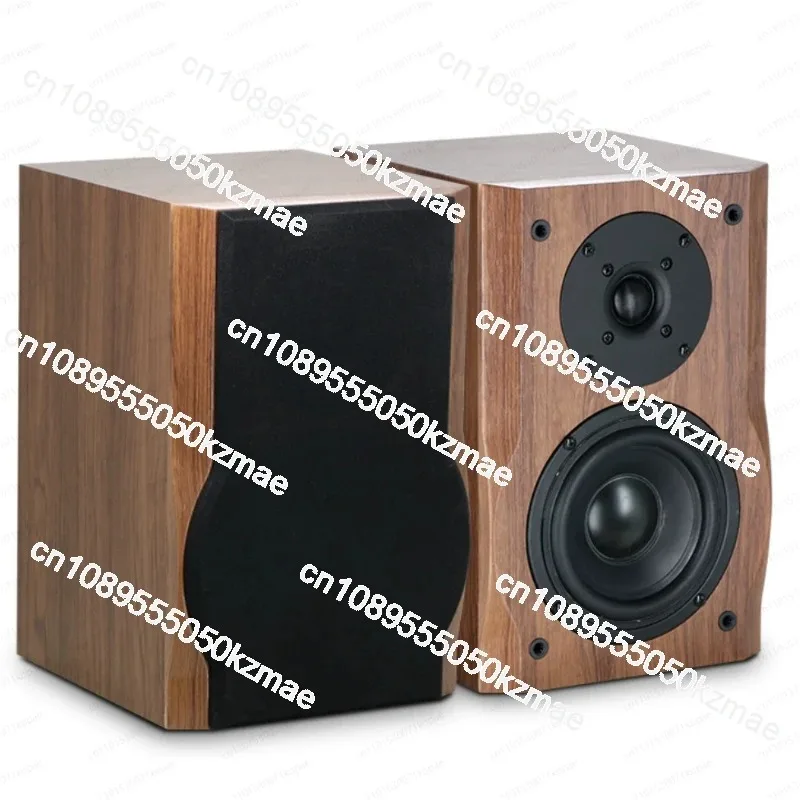 680 2.0 HIFI Speakers (A Pair) | 6-Inch Passive Fever Audio, Fashionable Wooden Bookshelf/Desktop Speakers