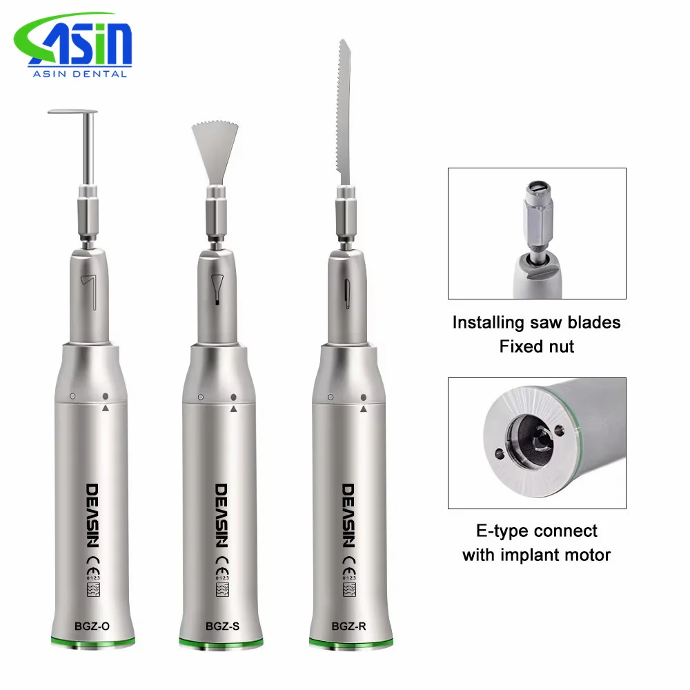 Oral Surgery Dental Surgical Saw Handpiece for Implantology /Dental Reciprocating Saw Blade Bone Cutting Handpiece Implant Motor