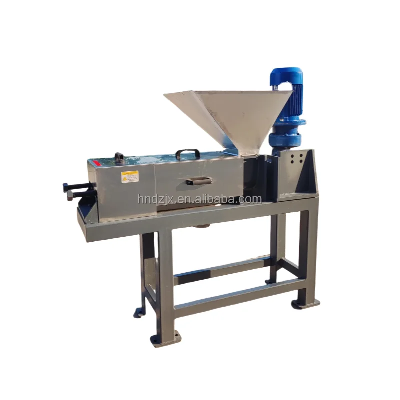 DZJX Efficient Single Spiral Crude Fiber Plant Dehydrator Wood Chip Waste Screw Press Dewatering