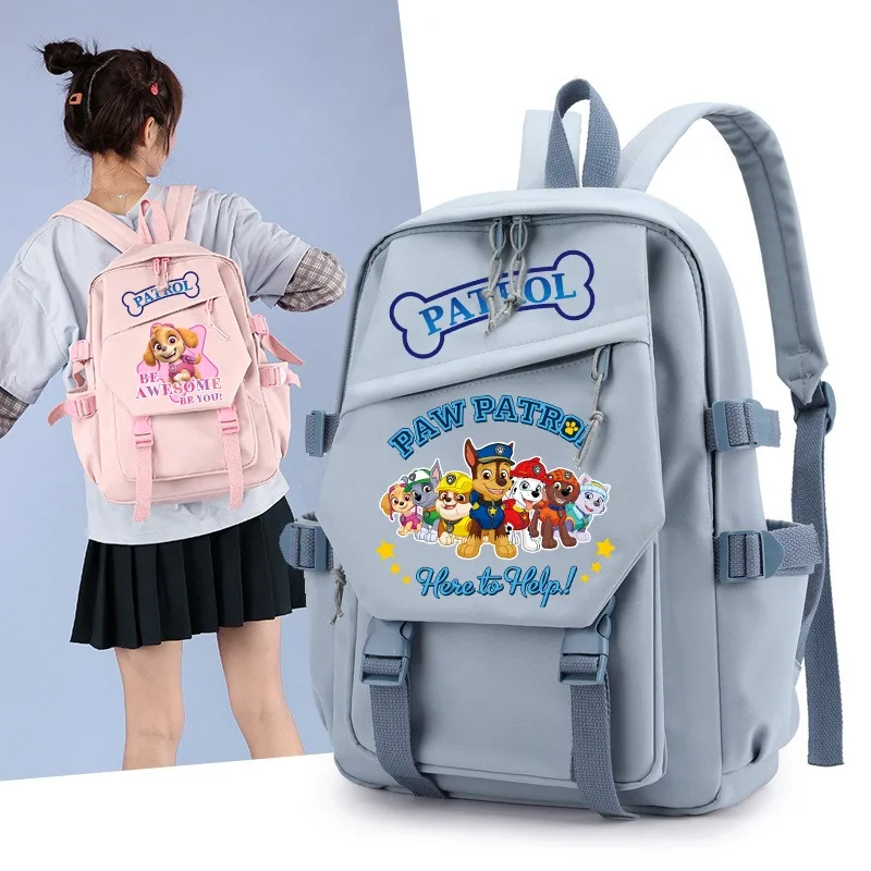 Paw Patrol Kids Anime Backpack Cute Schoolbag Skye Chase Children Cartoon Knapsack Teenage Fashion Student Computer Bag Mochilas