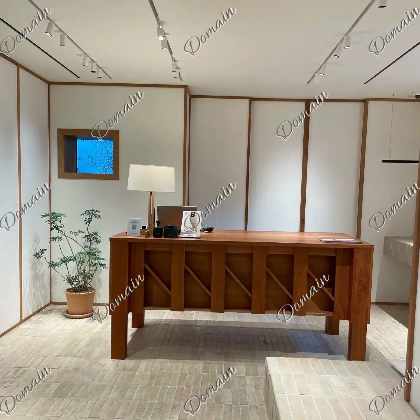 N81 Clothing Store Collection Store Checkout Page Bar Table Nakajima Collection Table Display Display Cabinet Medieval Front Des