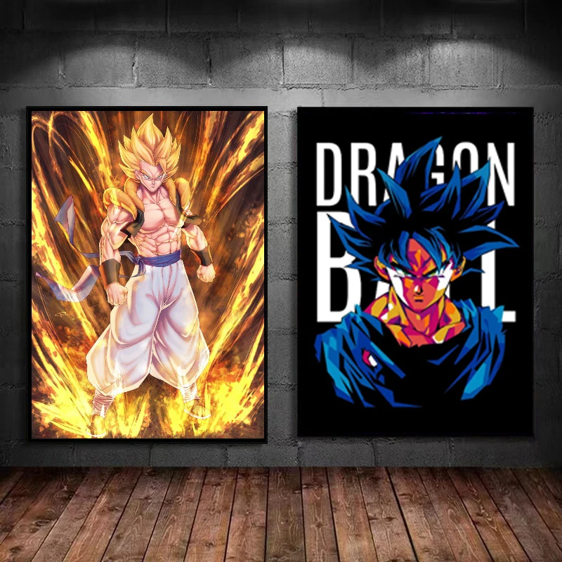 New Anime Dragon Ball HD Picture Poster Decorative Removable Living Room Art Print No Frame Canvas Wall Decoration Painting Gift