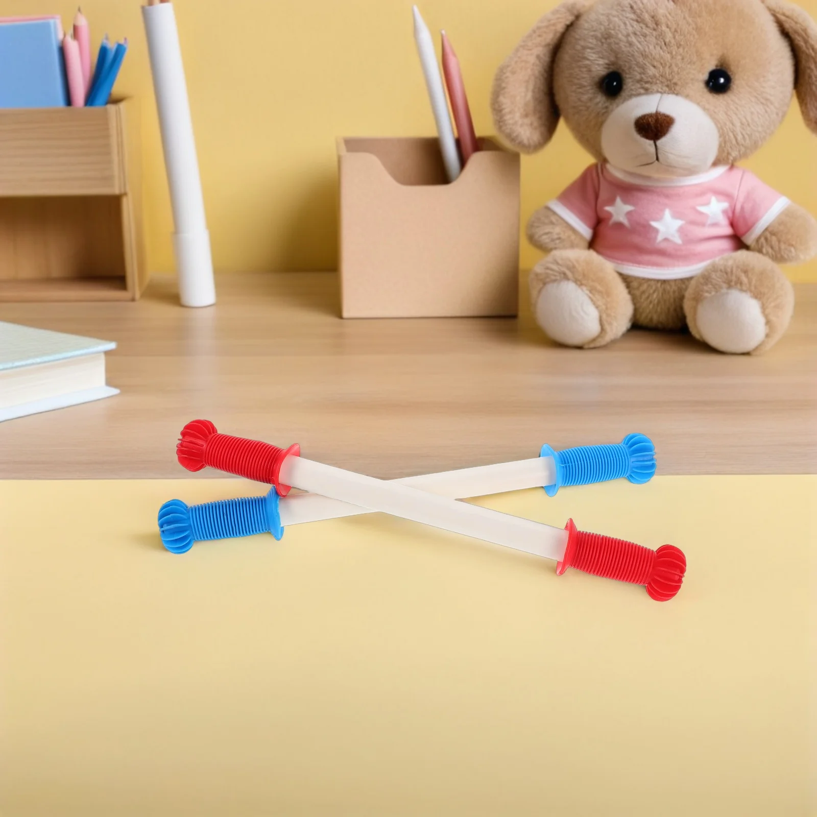 

2pcs Plastic Rocking Horse Handle Soft Grip Universal Replacement for Kids Ergonomic Toy Horse Stick Comfortable Outdoor Riding