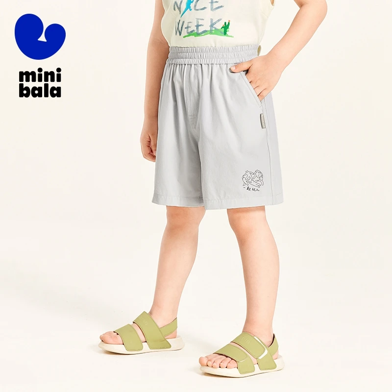 Mini Bala Shorts Boys Shorts Cooling Comfortable Skin-Friendly Elastic Moisture-Wicking Quick-Dry Cooling Breeze Pants