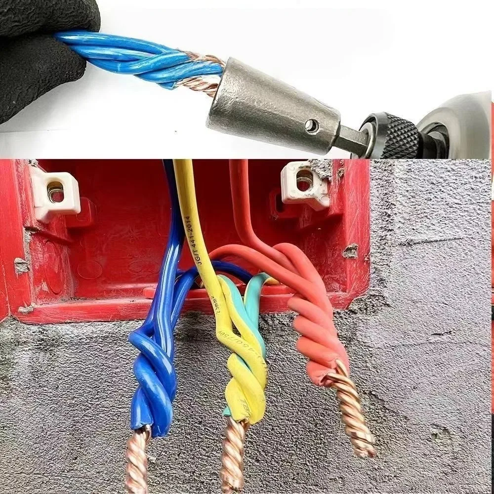 Universal Wiring Terminal Electrician Automatic Wire Combiner Head Connect Head Wire Arranging Tool for Electrician's Tools