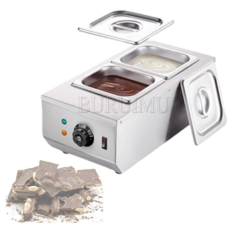 Commercial Electric Chocolate Melting Machine 220V Milk Heating Furnace Tempering Cream