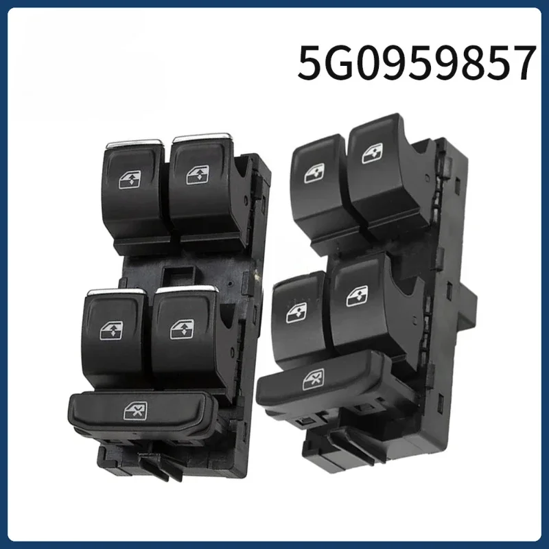 

5G0959857D/5G0959857C для Seat Leon Chrome Master переключатель стеклоподъемника для VW Golf MK7 Passat B8 Tiguan Touran