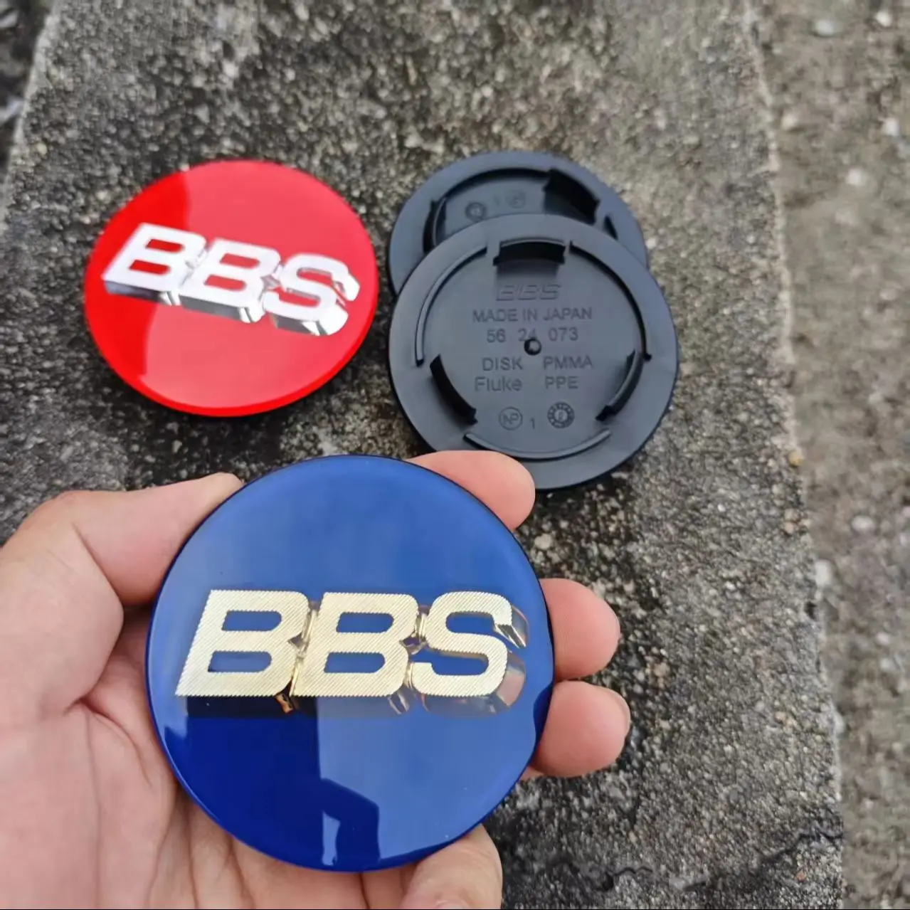 4 tapacubos de 70 mm para ruedas BBS 56.24.073, tapa central de cubo de rueda de coche de 70 mm de diámetro exterior para ruedas BBS RS LM RZ... 5624073