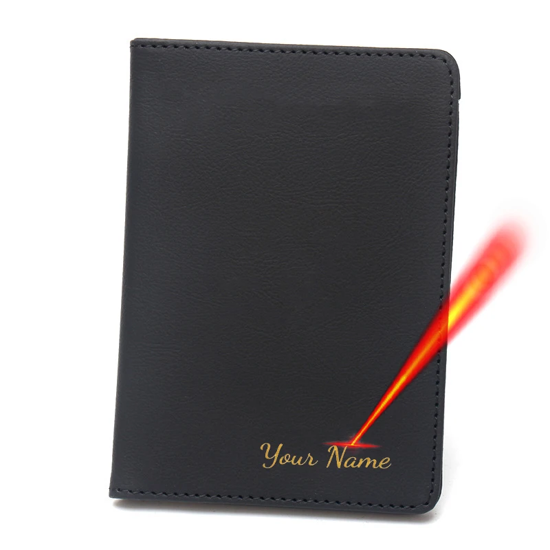 

Blank Passport Cover Customize Name on Passport Holder Travel Document Organizer Passeport Personnalisé Names