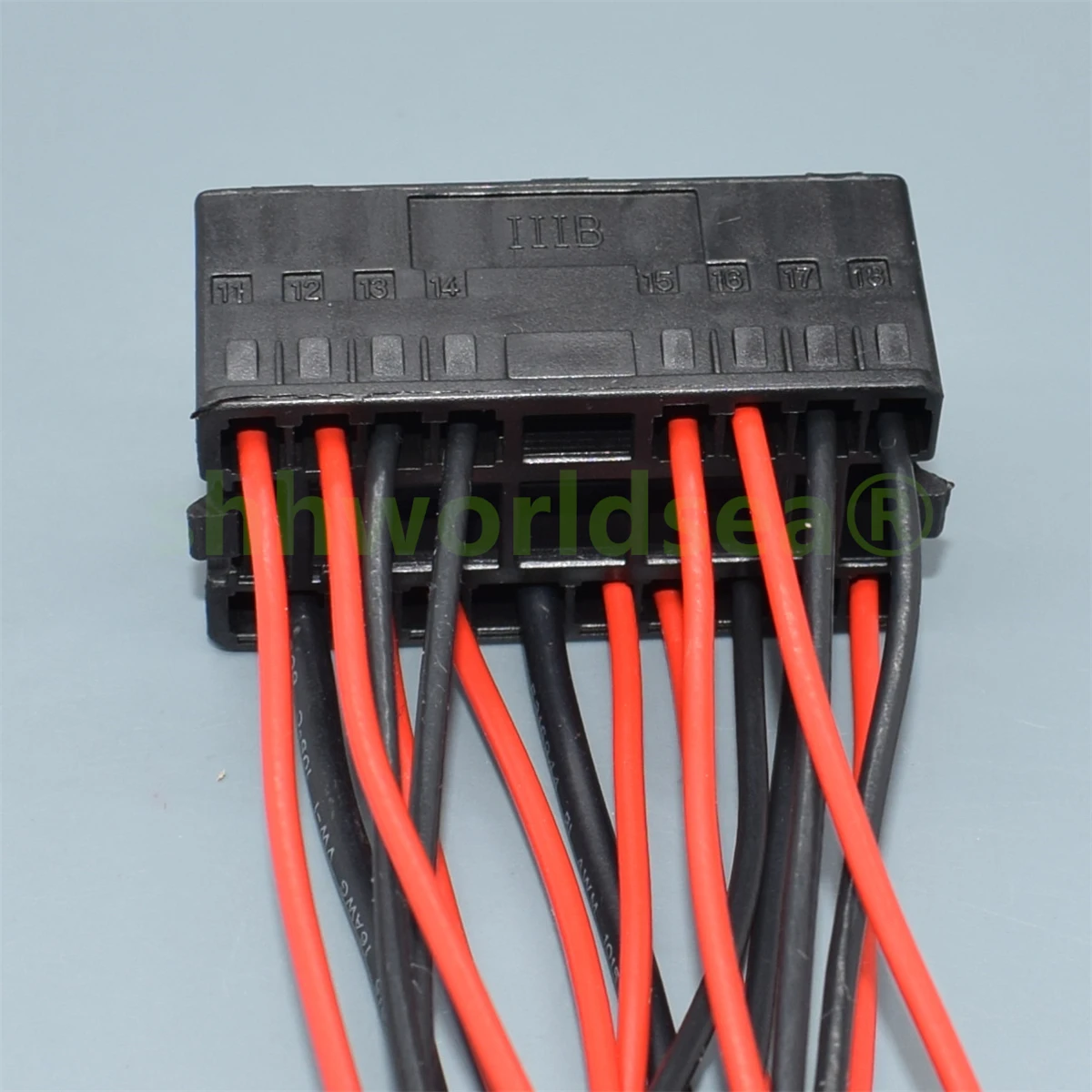 Shhworldsea 17 حفرة 1J0 972 999 سيارة السيارات العلوي كابل المقبس السيارات ضوء مصباح التوصيل 1J0972999 لشركة فولكس فاجن #5