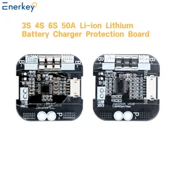 Enerkey Wholesale 3S 4S 6S 50A BMS Li-ion Lithium Battery Charger Protection Board BMS