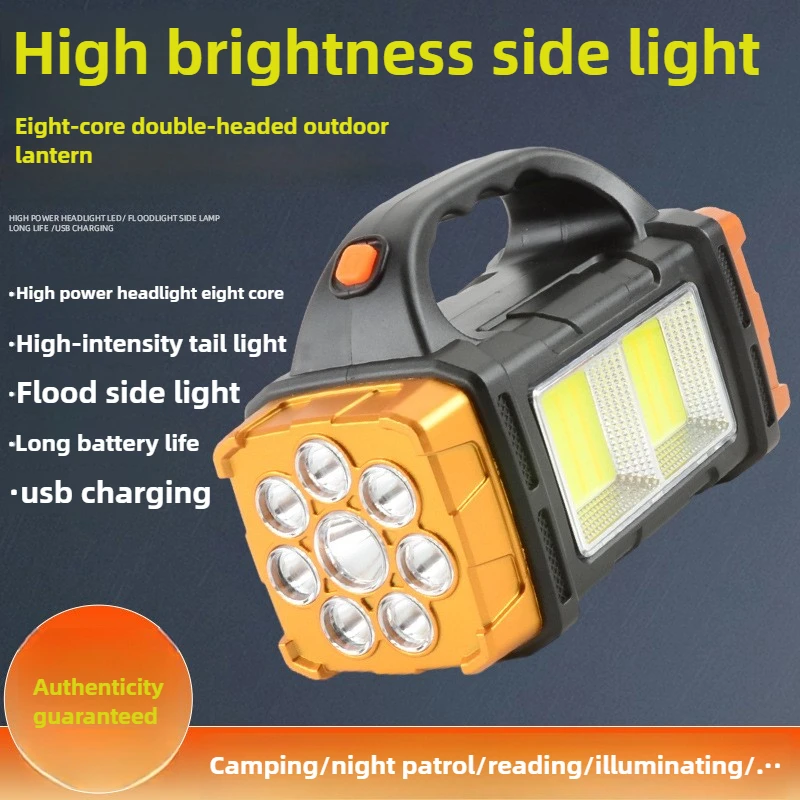 

Прожектор Ручной фонарик Супер яркий дальний, перезаряжаемый, портативный мощный шахтерский фонарь для наружного и домашнего использования