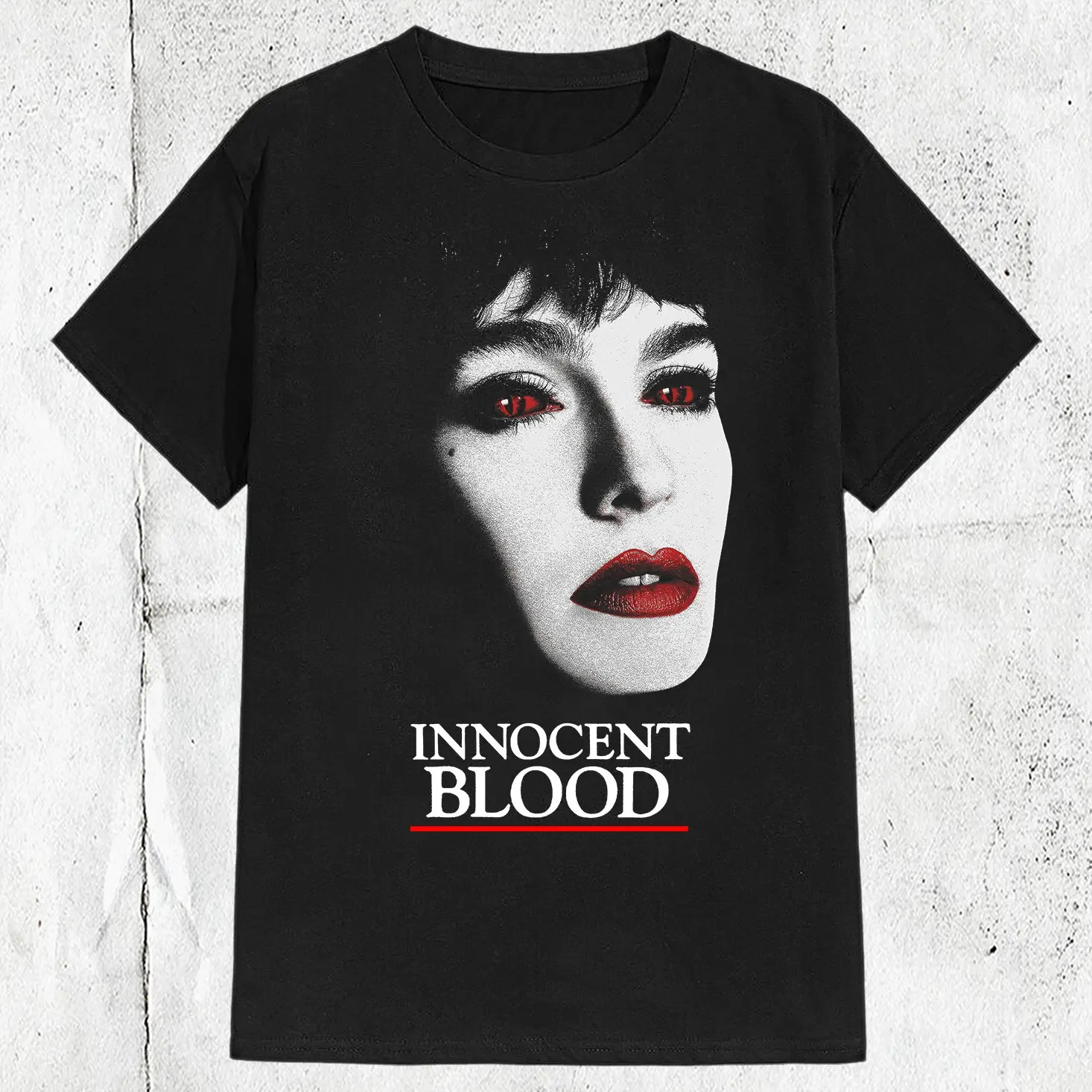 Vintage 90s Horror Movie Innocent Blood T shirt