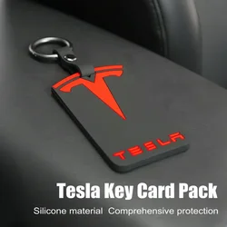 Suitable for Tesla Model Y Card Keycase Model 3 Keycase Model S Silicone Card Keycase Full Protection