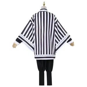 Anime Dämon Slayer Cosplay -Kostüme, Kimetsu auf Yaiba, Iguro Obanai Haori, Kimono, Perücke, weiße Schlangenprops, Halloween 8 Hauptverkaufs -Perücken -Verkäufe Obanai - №4