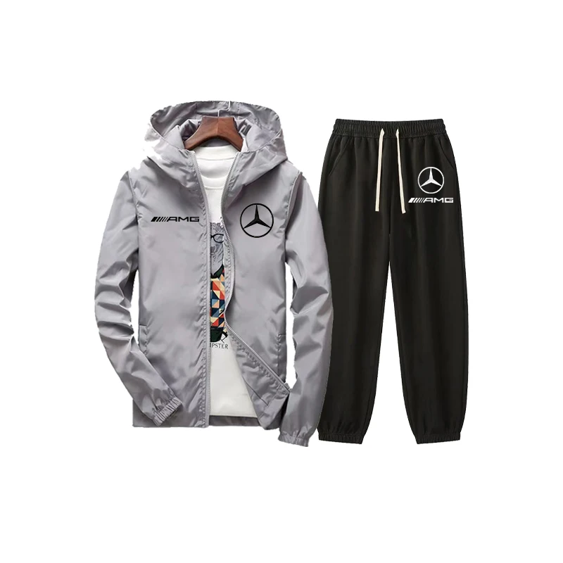 

AMGMercedes Racing Team Suit Mercedes Suit Formula One Men's and Women's Jacket Sweat Pants