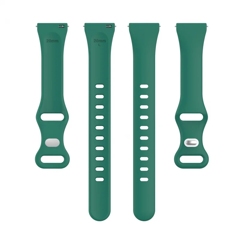 Para samsung watch4 relógio inteligente borboleta fivela de cintura silicone cinta substituição com 20/22mm