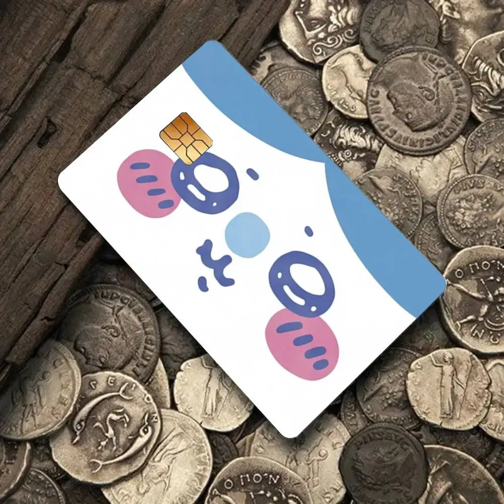 Cartoon Kawaii Chiikawas 4 Stück Kreditkarten-Skin-Aufkleber, geeignet für Bank-Debit-, U-Bahn-, Bus- und Transitpass-Dekorationsabdeckungen – Detail 20