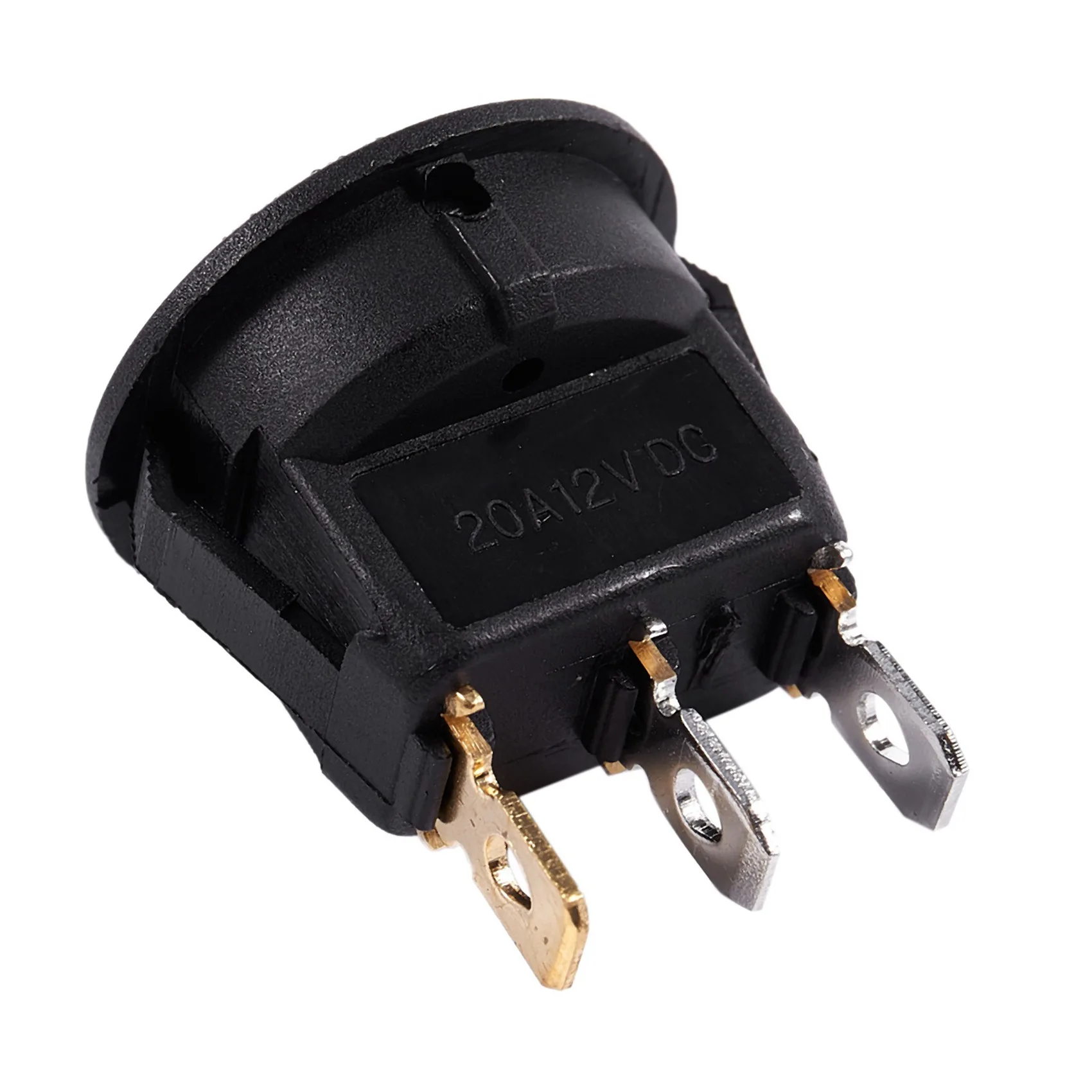 L70A 12V LED อินเวอร์เตอร์โยก Rocker สวิทช์รอบ SPST ON-OFF พร้อม YX-X0001 DC 12V Undervoltage Management โมดูล