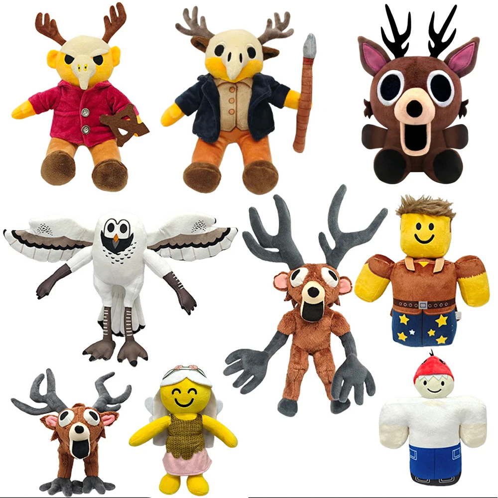 99 Nights in the Forest Deer Plush Toy Soft Cute Christmas Gift Anime Peripherals Funny Game Plush Cub Doll 2025 New