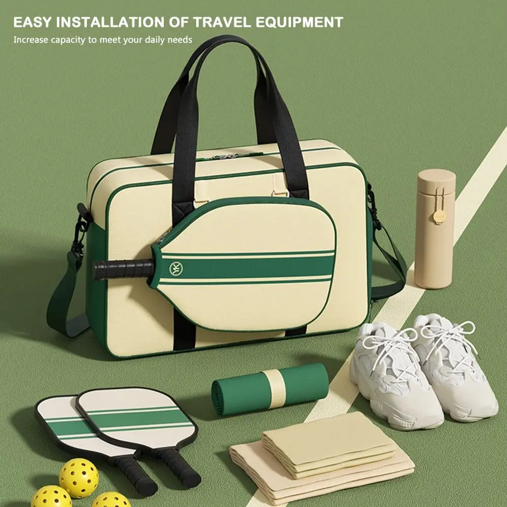 

Large Capacity Pickleball Bags Detachable with Shoe Compartment Pickleball Tote Bag Waterproof Multi-functional