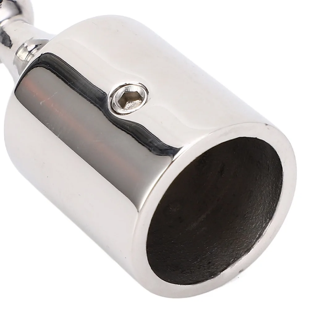 Durable 316 Stainless Steel Bimini Top Cap Surface Polishing Rustproof Bimini Top Hardware Bimini Top Eye End Speedboat