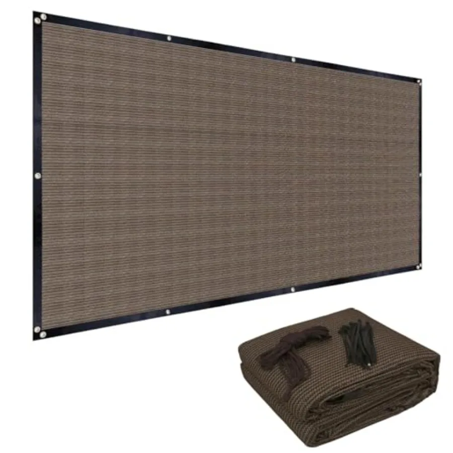 Shade Cloth 90 Sun Shade Fabric Privacy Screen Shade Cover Patio Canopy with Grommets Shade Net for Garden Outdoor Pergola 3 x