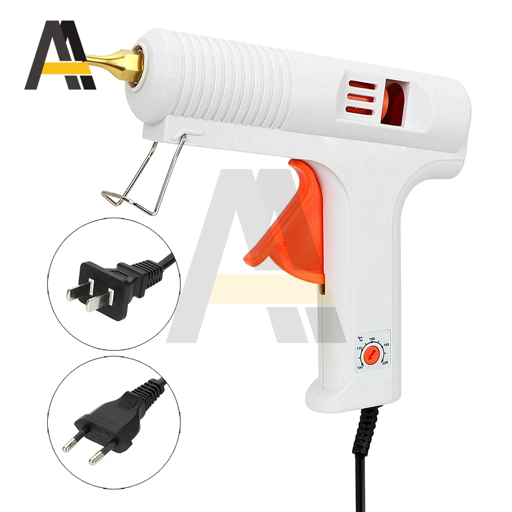 Pistolet do klejenia na gorąco o mocy 120 W z regulacją temperatury 140℃-240℃ Kaganiec Średnica 11 mm Stała temperatura Ogrzewanie w górę Narzędzie do naprawy rzemieślniczej